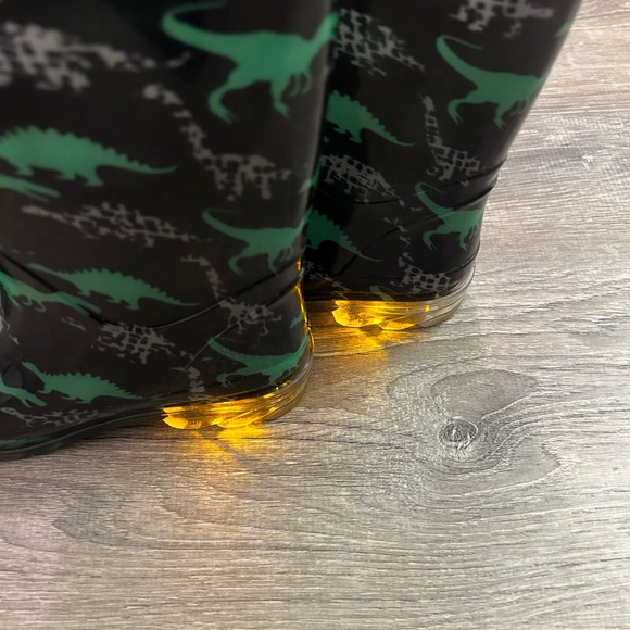 Dinosaur Themed Rain Boots - Picture 2 of 3